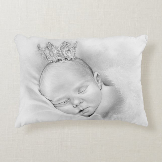 Cojín Decorativo Baby Angel Princess Sleeping PILLOW (Anverso)