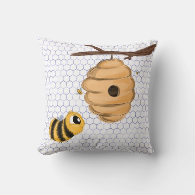 Cojín Decorativo Baby Bee (Anverso)