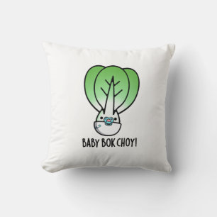 Cojín Decorativo Baby Bok Choy Funny Veggie Pun