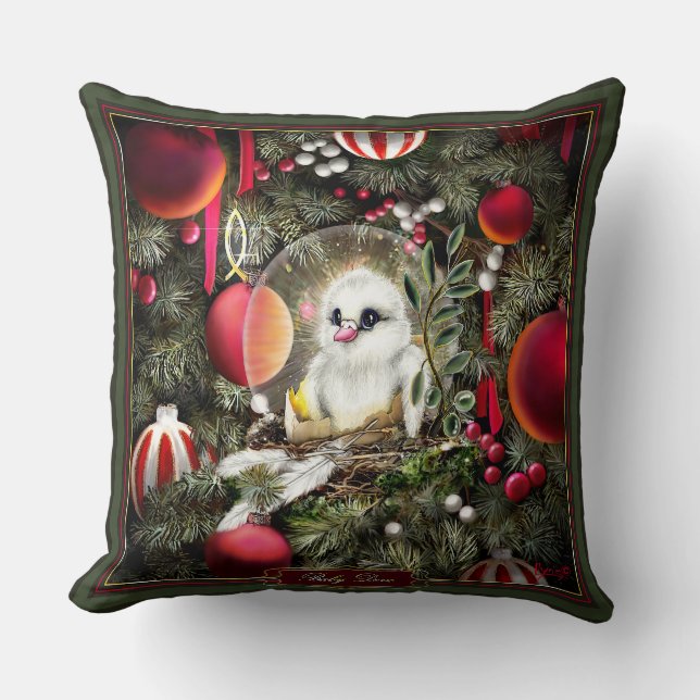 Cojín Decorativo Baby Dove (Anverso)