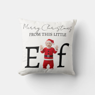 Cojín Decorativo Baby Elf Merry Christmas Holiday Gift