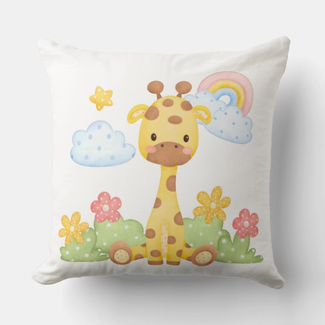 Cojín Decorativo Baby Giraffe (Anverso)
