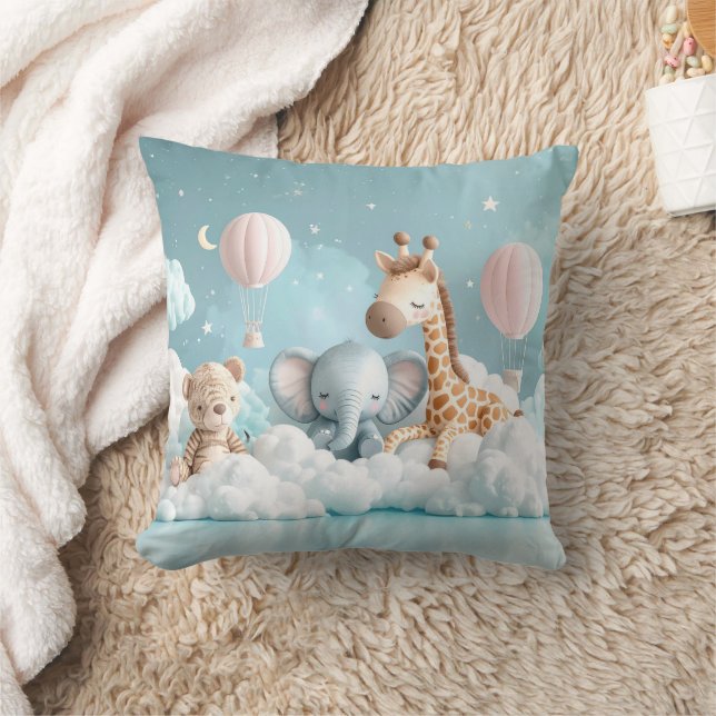Cojín Decorativo Baby Giraffe con todos sus amigos (Manta)