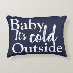 Cojín Decorativo Baby It's Cold Outside Snowman Pattern