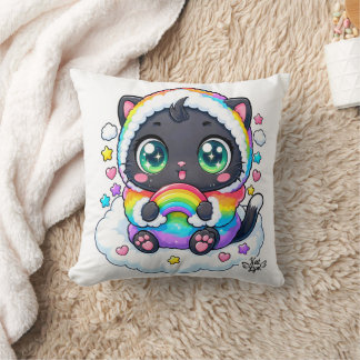 Cojín Decorativo Baby Kat Lym Cute Rainbow Cat