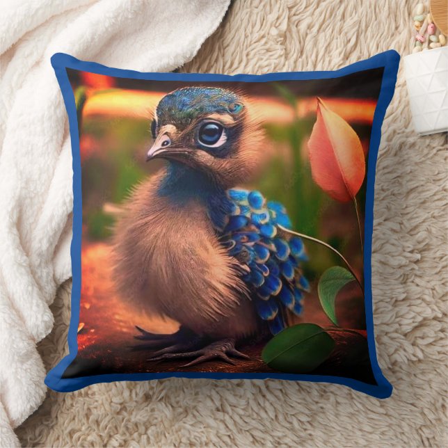 COJÍN DECORATIVO BABY PEACOCK (Manta)