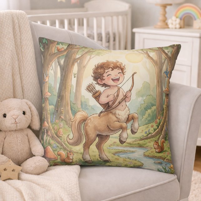 Cojín Decorativo Baby Sagittarius Zodiac Nursery Kids (Subido por el creador)