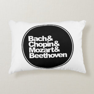 Cojín Decorativo Bach y Chopin y Mozart y Beethoven