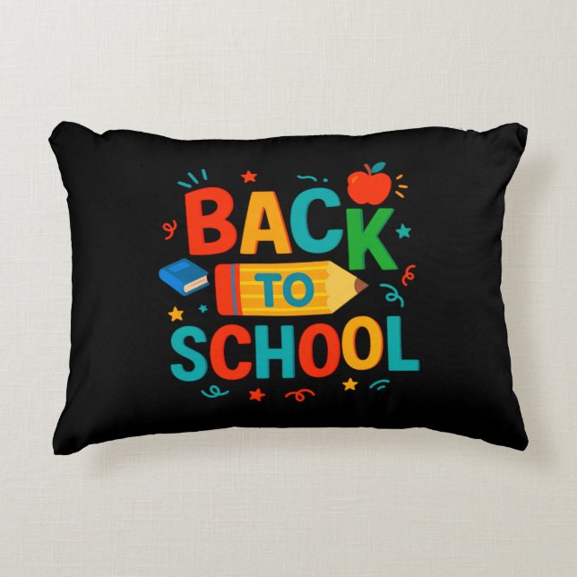 Cojín Decorativo Back to School" Decorative  (Anverso)