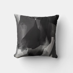 Cojín Decorativo Backgroun pintado de blanco y negro cepillado