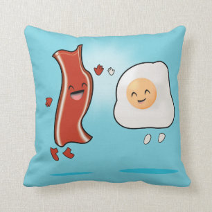 Cojín Decorativo Bacon Ama Huevos