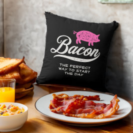 Cojín Decorativo Bacon La forma perfecta de empezar el día