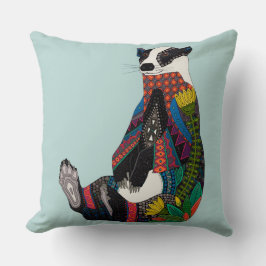Cojín Decorativo badger celadon blue