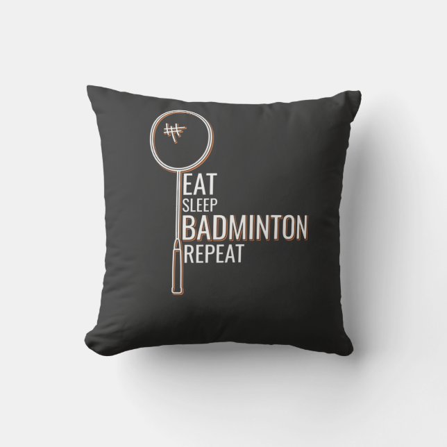 Cojín Decorativo Bádminton (Anverso)