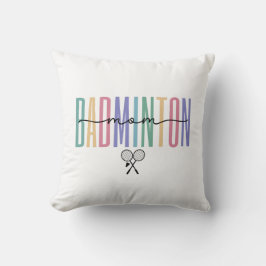 Cojín Decorativo Badminton Mom Colorful