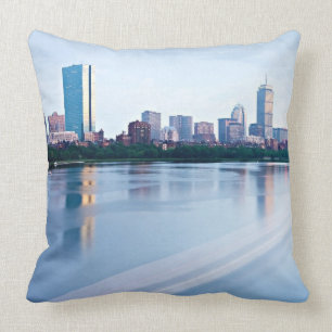 Cojín Decorativo Bahía trasera de Boston a través del río Charle
