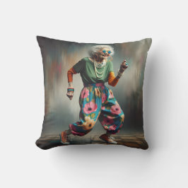 Cojín Decorativo Bailando con la abuela Hipster