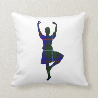 Cojín Decorativo Bailarín escocés de la montaña de doble cara