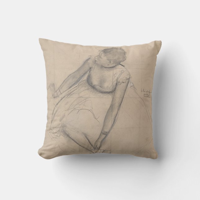 Cojín Decorativo Bailarín que ajusta su deslizador (Anverso)