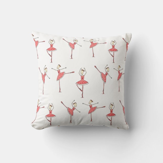 Cojín Decorativo Bailarina Bailarina de Ballet (Anverso)