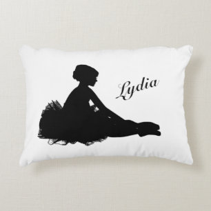 Cojín Decorativo Bailarina Cansada Personalizado con Nombre