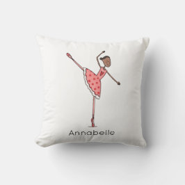 Cojín Decorativo Bailarina de ballet personalizada