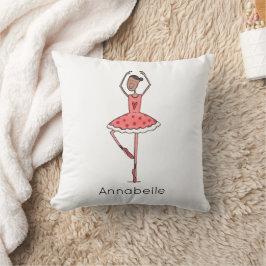 Cojín Decorativo Bailarina de ballet personalizada