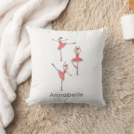 Cojín Decorativo Bailarina de ballet personalizada