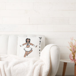 Cojín Decorativo Bailarina de zorro blanco #2