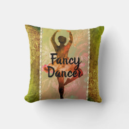 Cojín Decorativo Bailarina elegante de acuarela Ballerina Fancy