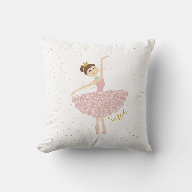 Cojín Decorativo bailarina personalizada (Anverso)
