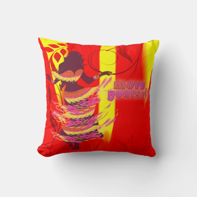 Cojín Decorativo Bailarina *Rayjii* (Anverso)