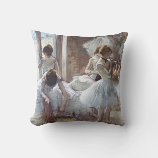 Cojín Decorativo Bailarines Edgar Degas (Anverso)