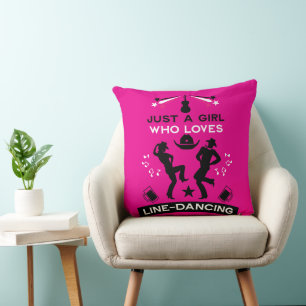Cojín Decorativo Baile de línea de música country