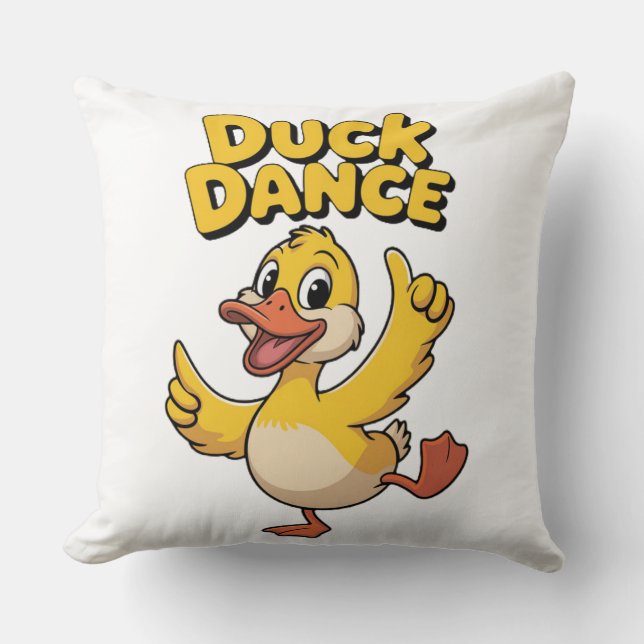 COJÍN DECORATIVO BAILE DE PATOS (Anverso)