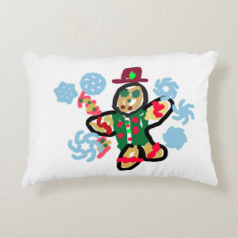 Cojín Decorativo Baile del hombre de jengibre