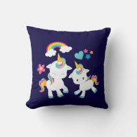 Baile lindo Unicornio arcoiris mágico y estrellas