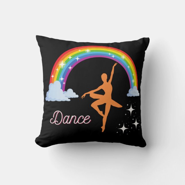 Cojín Decorativo Baile Rainbow Ballerina (Anverso)
