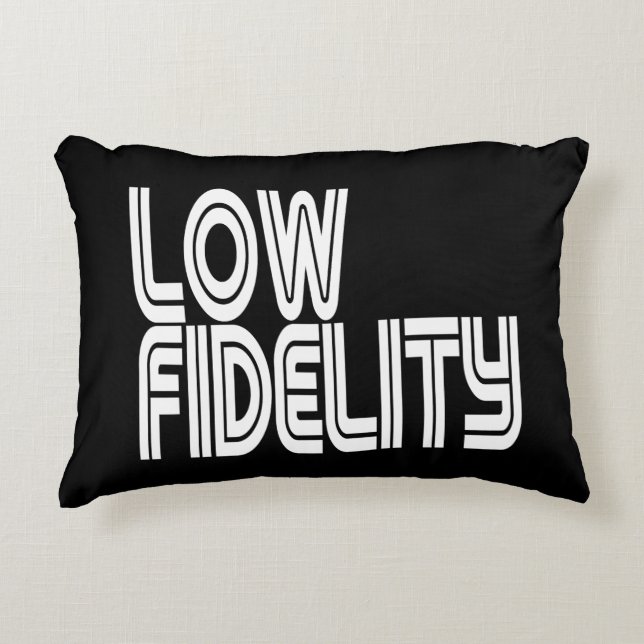 Cojín Decorativo Baja Fidelidad (Anverso)