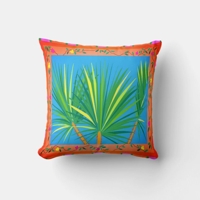 Cojín decorativo Baja Palms (Anverso)