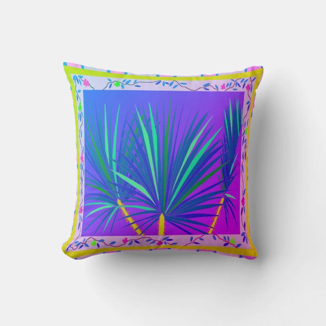Cojín decorativo Baja Palms (Anverso)