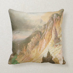 Cojín Decorativo Baje las caídas, Gran Cañón del Yellowstone