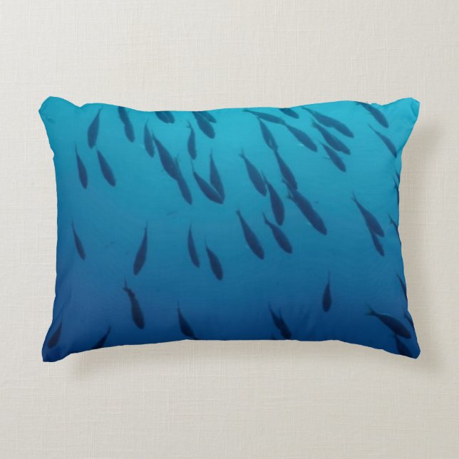 Cojín Decorativo Bajío de pescados (Anverso)