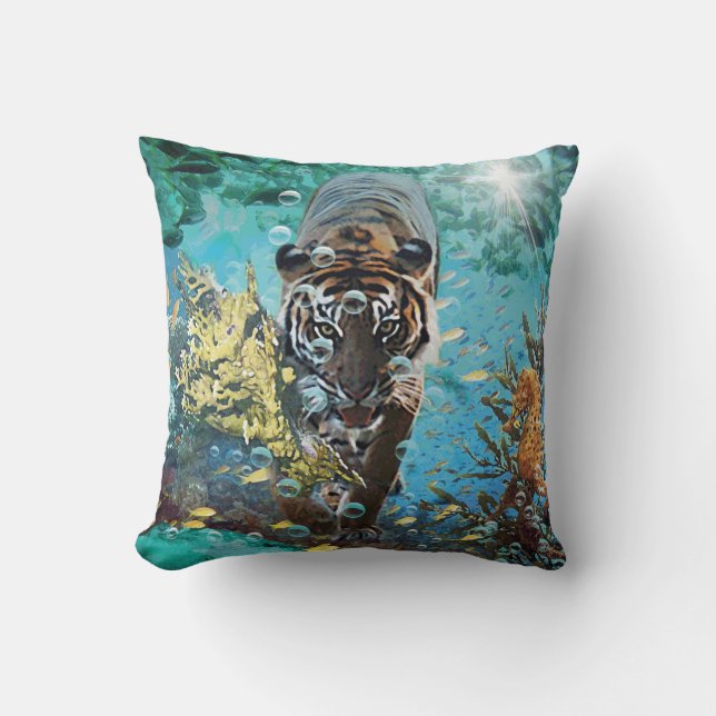 Cojín Decorativo Bajo el agua - Pillow (Anverso)