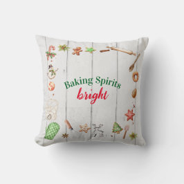 Cojín Decorativo Baking Spirits Bright Christmas Holiday Party