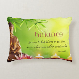 Cojín Decorativo BALANCE inspirador BUDDHA PILLOW