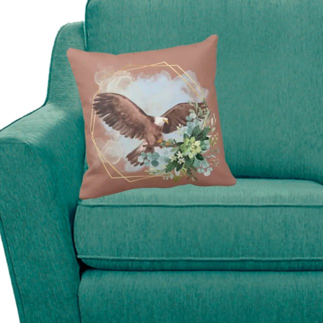 Cojín Decorativo Baldaquino Águila con marco para Bouquet (Subido por el creador)