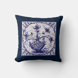 Cojín Decorativo Baldosas antiguas de Alemania del Norte,baldosas d