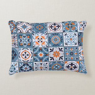 Cojín Decorativo Baldosas marroquíes: Elegancia vintage sin foco