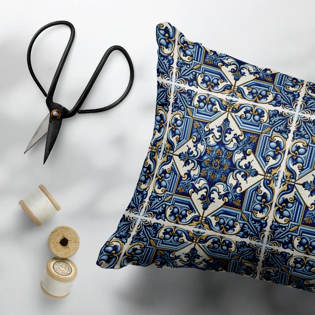 Cojín Decorativo Baldosas mediterráneas, portuguesas, azulejo, mall (Subido por el creador)